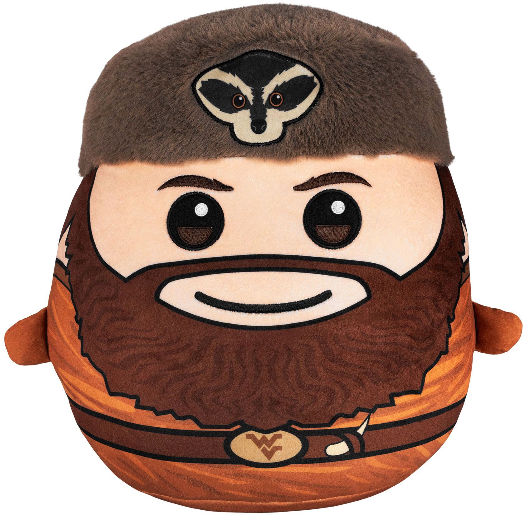 Uncanny Brands West Virginia Mountaineers Mascot Kiri Cloud Pillow