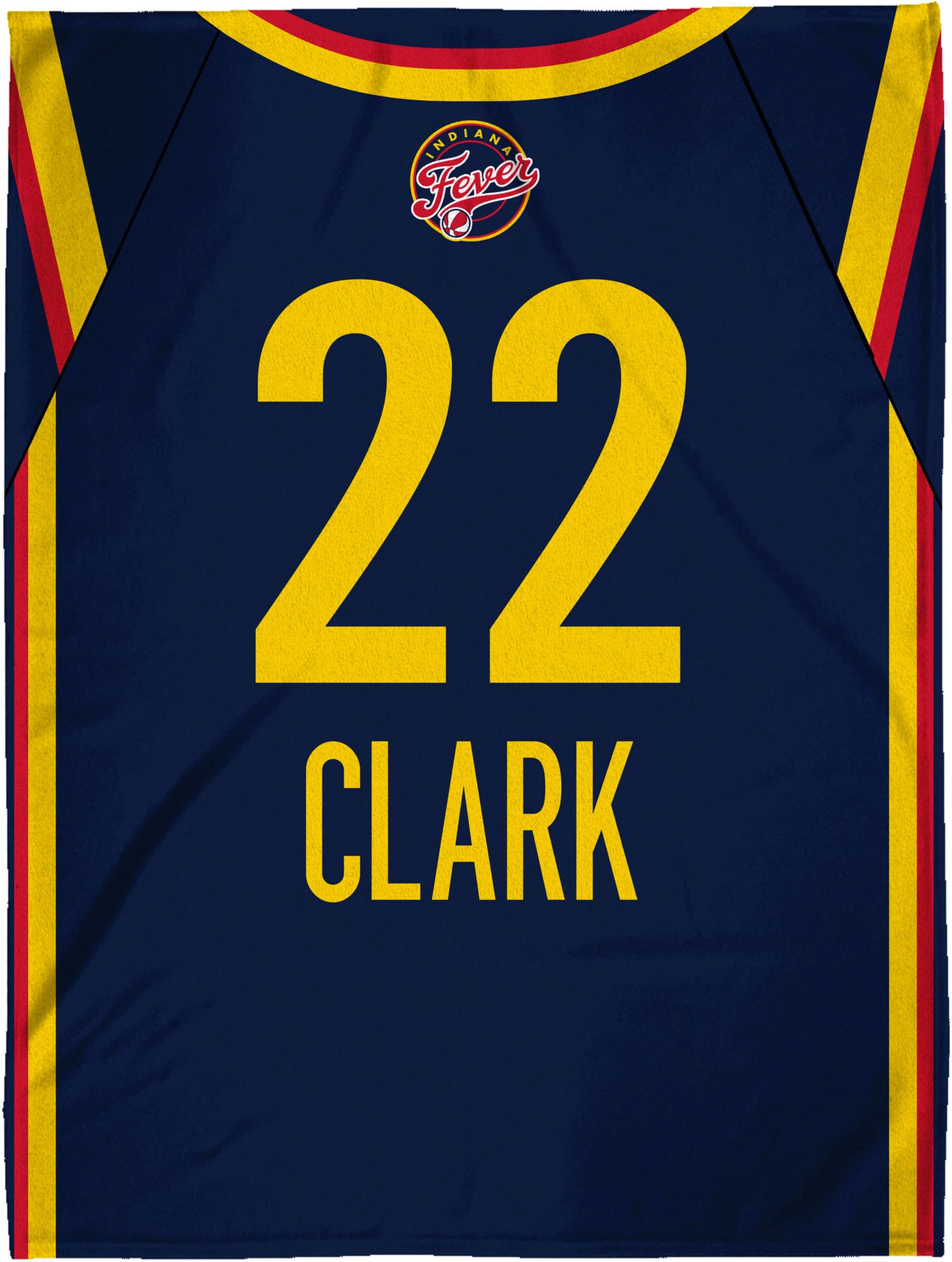 Uncanny Brands Adult Indiana Fever Caitlin Clark #22 Supersoft Throw Blanket