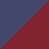 Navy/Burgundy/Bone