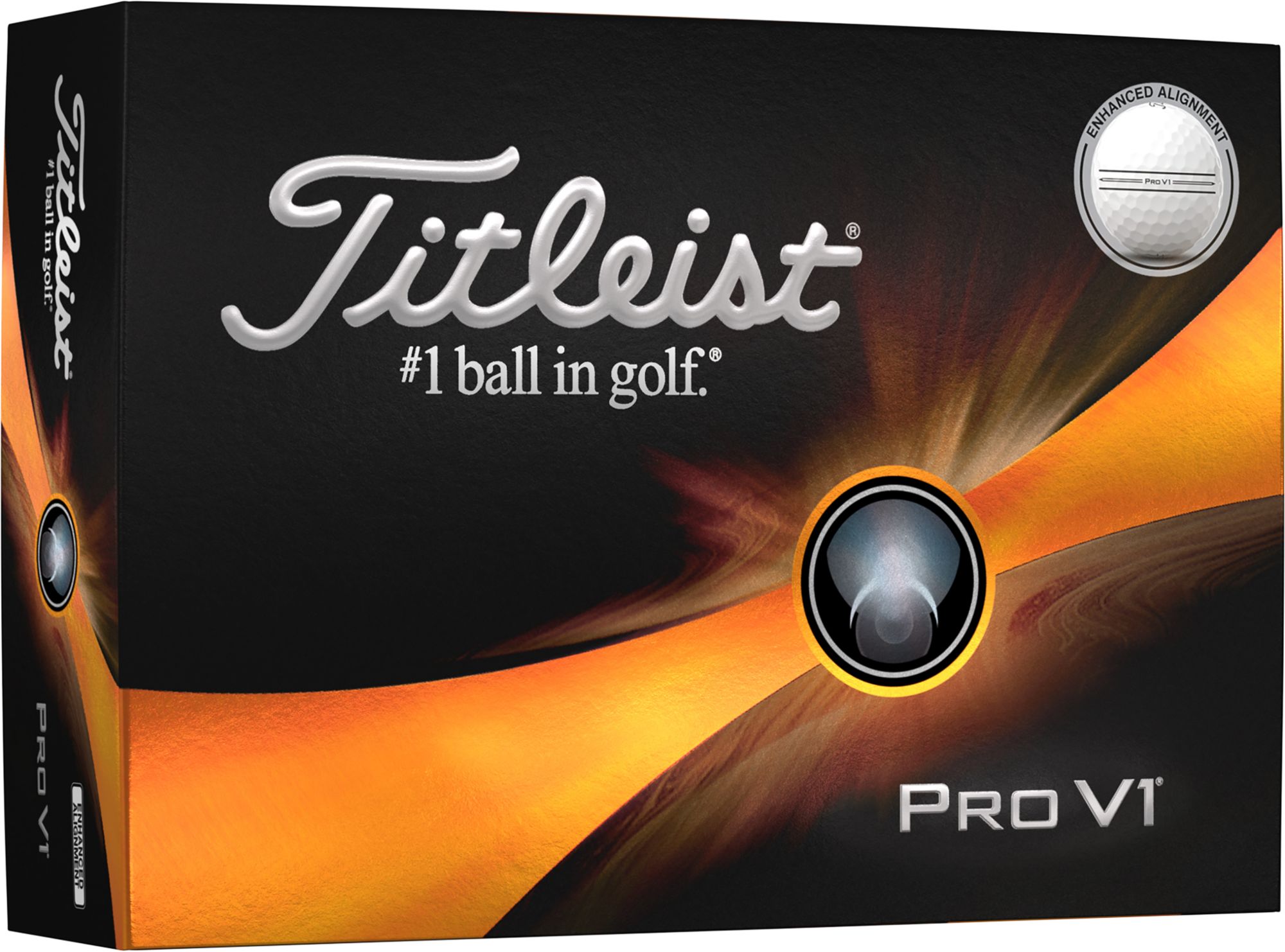 Titleist Pro V1 Enhanced Alignment Golf Balls - Prior Generation