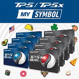 TaylorMade 2024 TP5/TP5X MySymbol Golf Balls - 4 Dozen