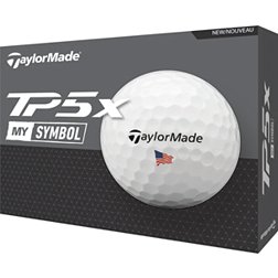 TaylorMade 2024 TP5x MySymbol USA Golf Balls
