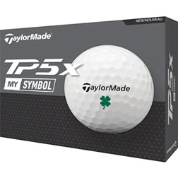 TaylorMade 2024 TP5x MySymbol Clover Golf Balls