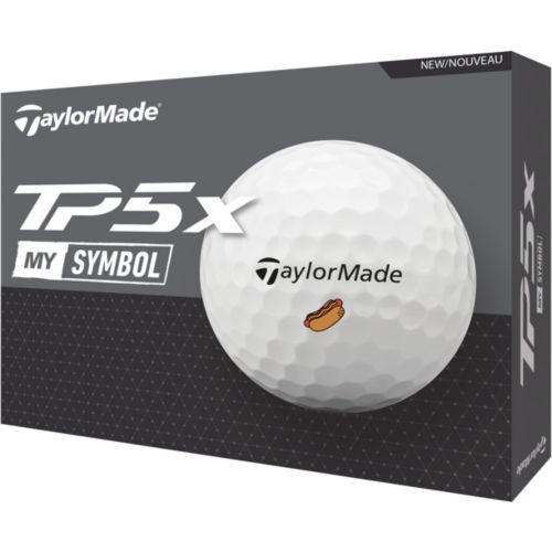 TaylorMade - egg TaylorMade 2024 TP5 MySymbol Bacon & Eggs Golf Balls