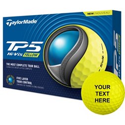TaylorMade 2024 TP5 Yellow Personalized Golf Balls