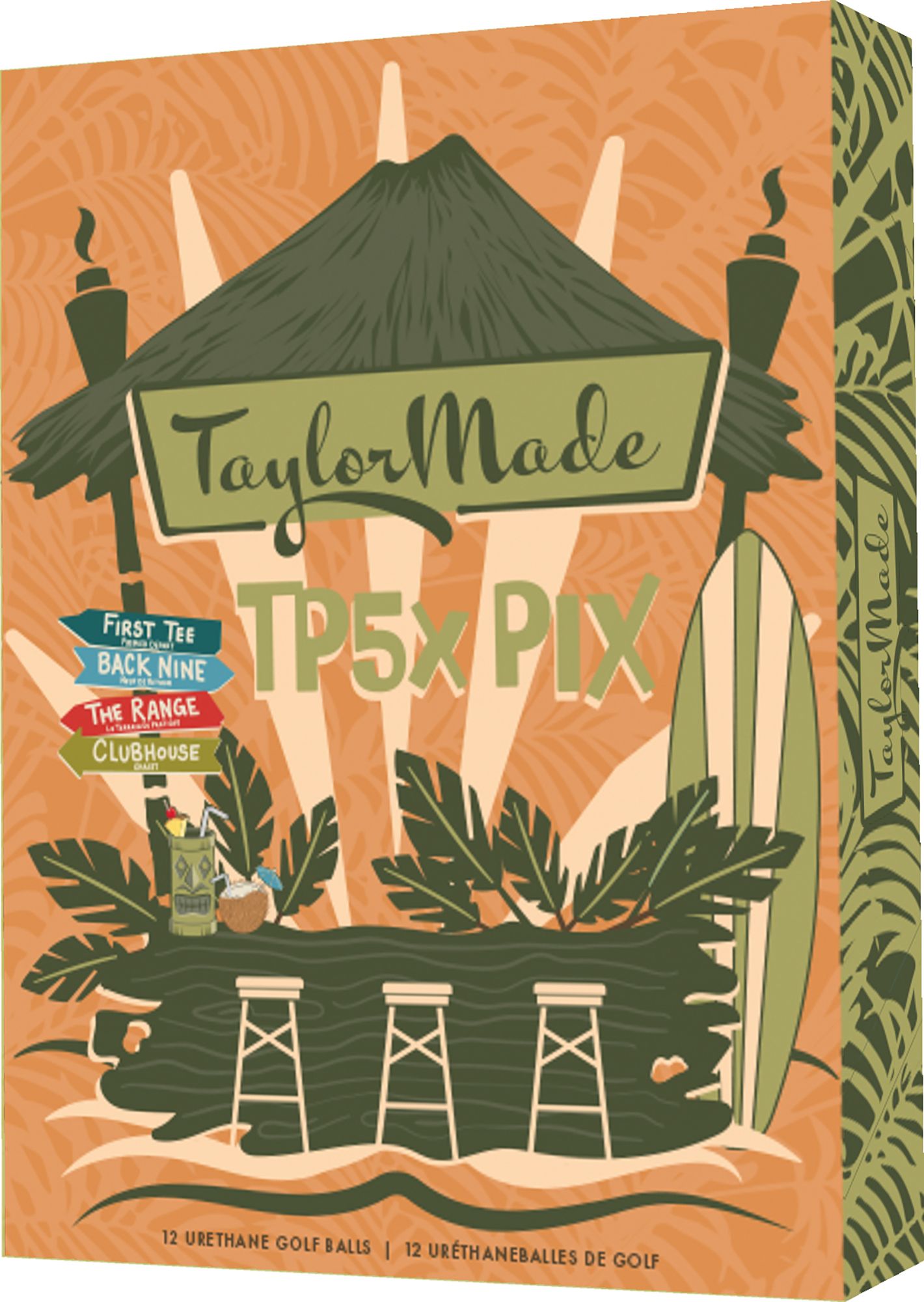 TaylorMade 2024 TP5x pix 3.0 Tiki Golf Balls