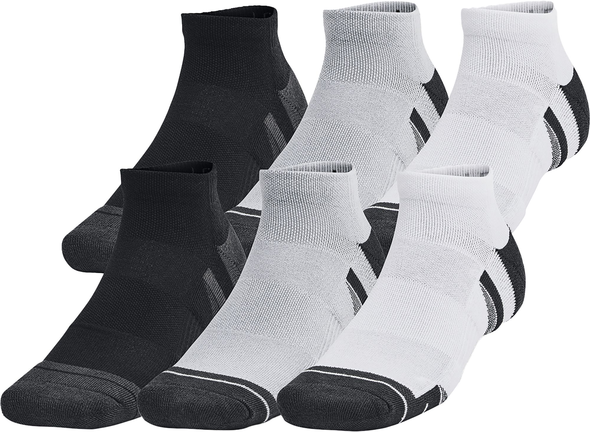 Under Armour Unisex UA Performance Tech Low Cut Socks 6-Pack