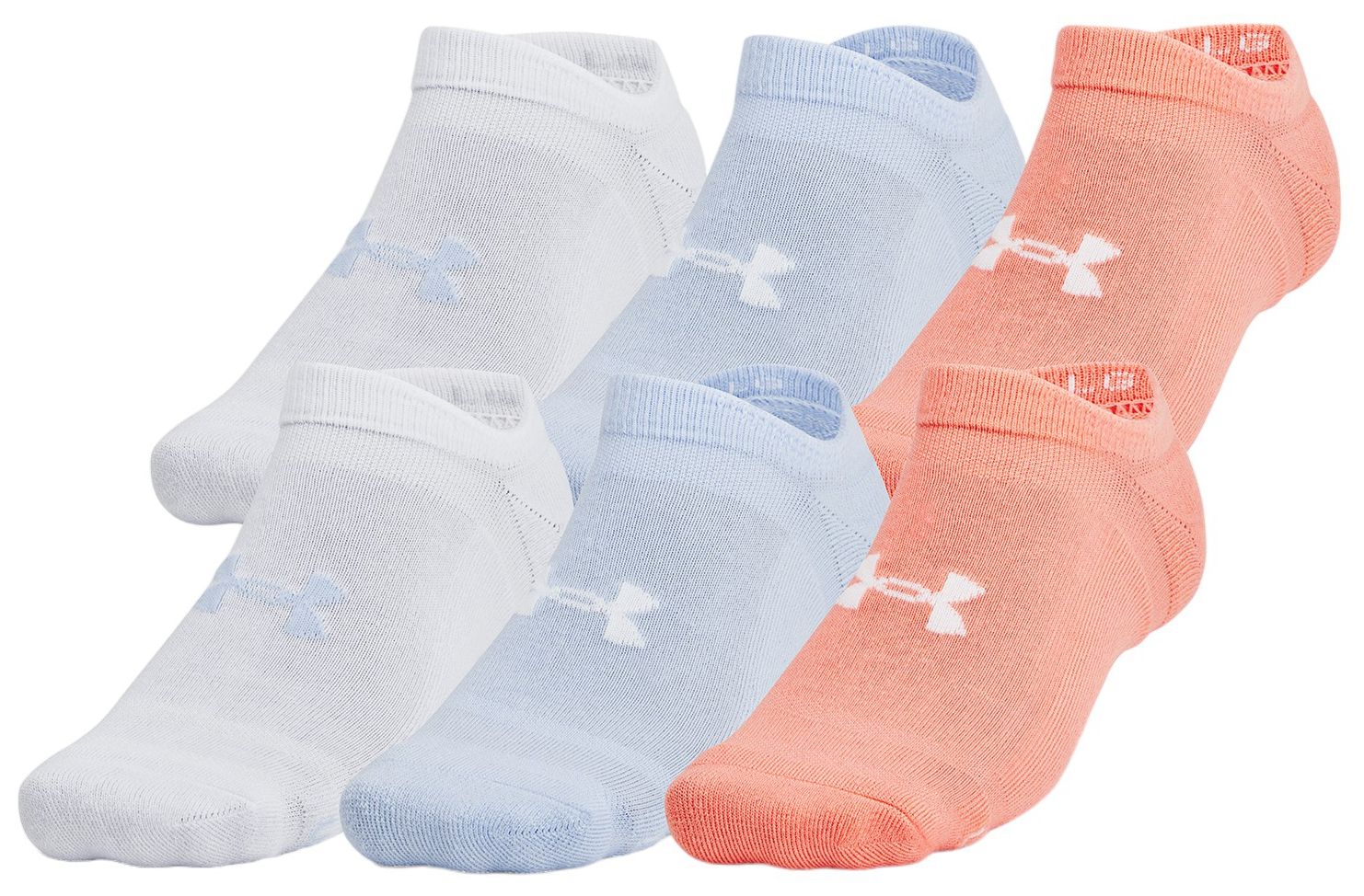 Under Armour Men's UA Essential Cushion Socks - 6 Pack