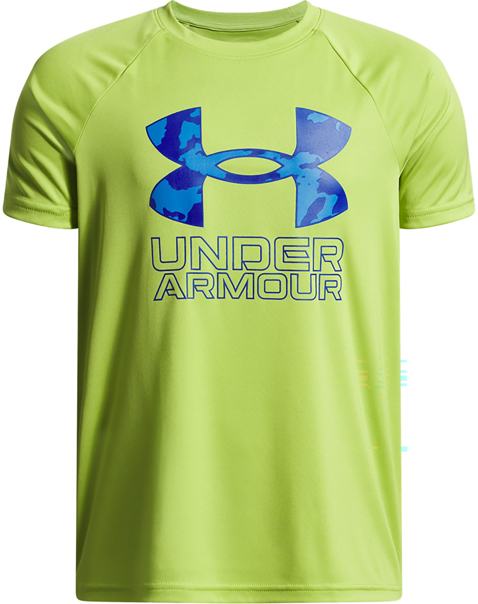 Under Armour Boys' Tech Hybrid Print T-Shirt