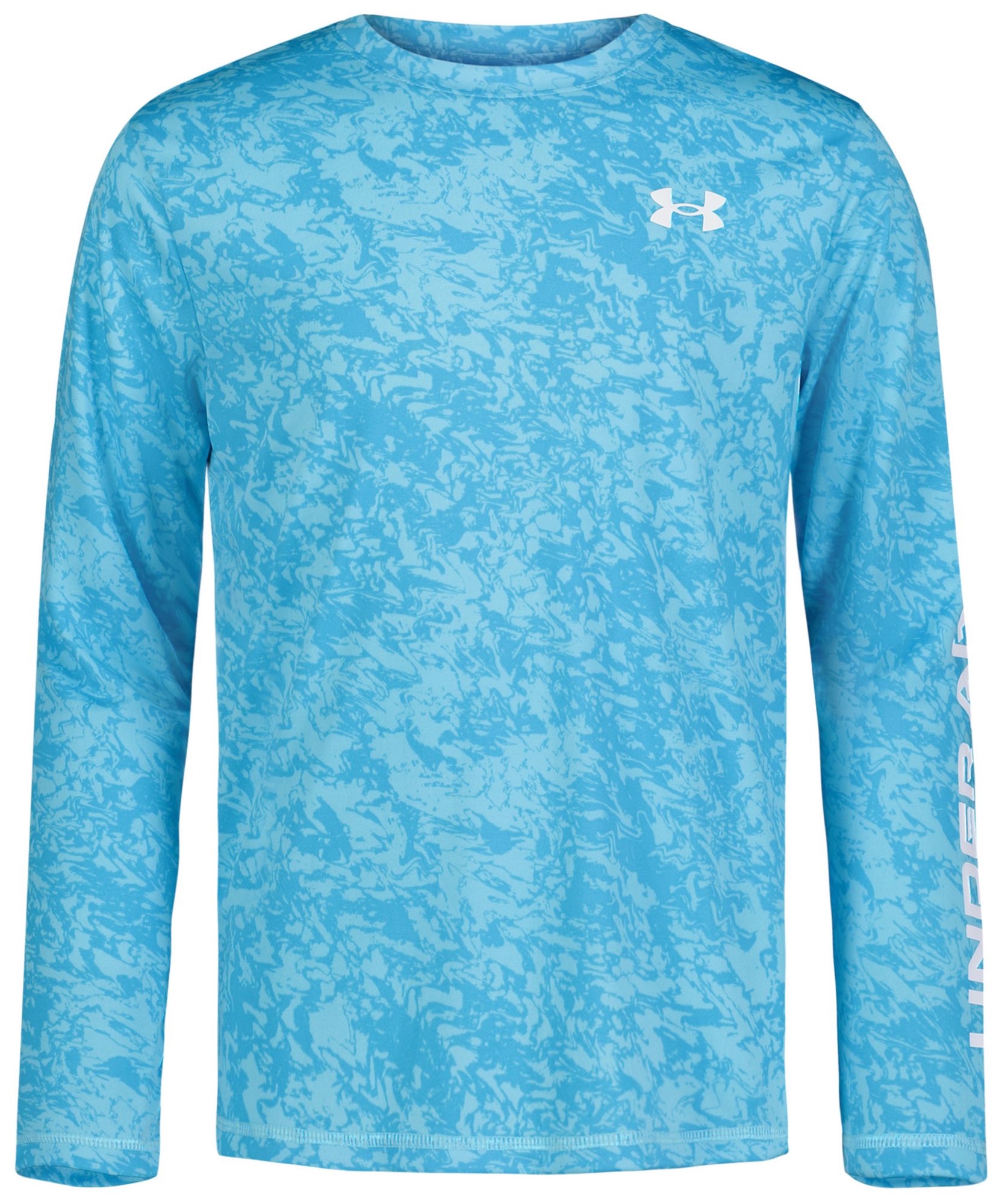 Under Armour Boys' Undertow Logo UPF Long Sleeve Shirt
