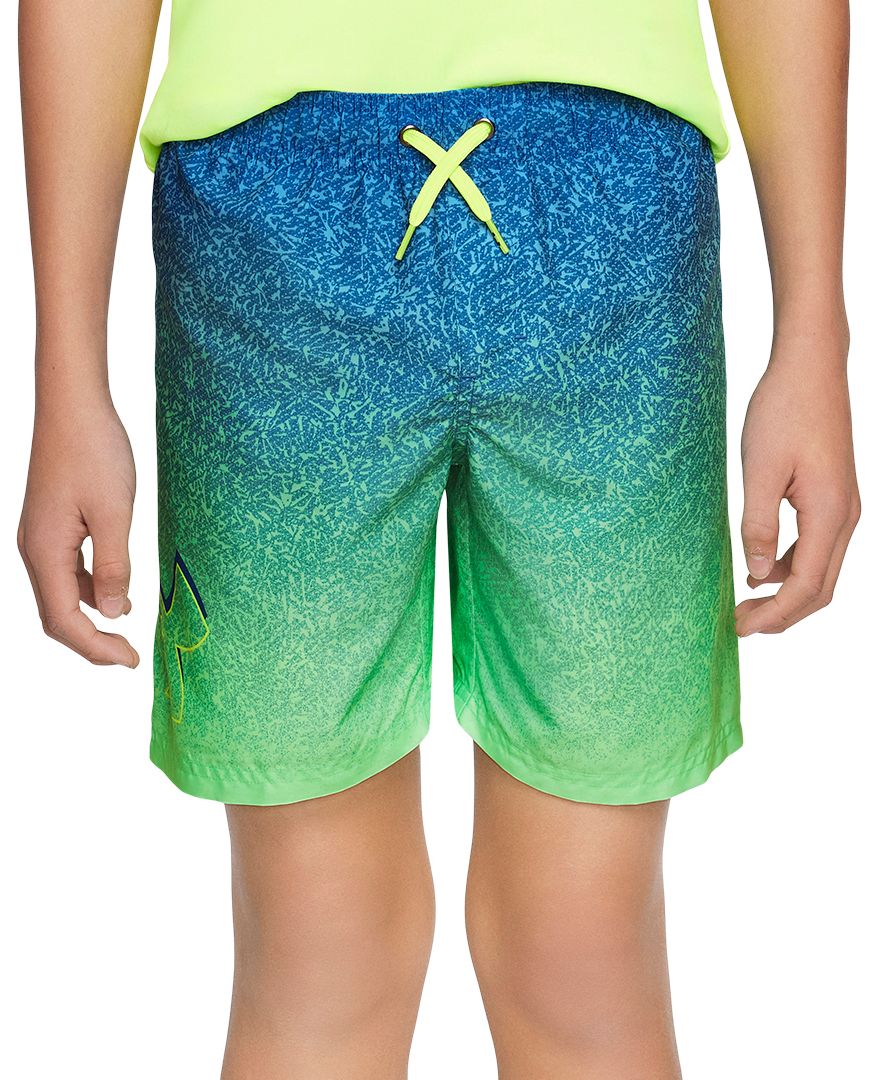 UNDER ARMOUR Boys' Tipped Logo Volley Shorts