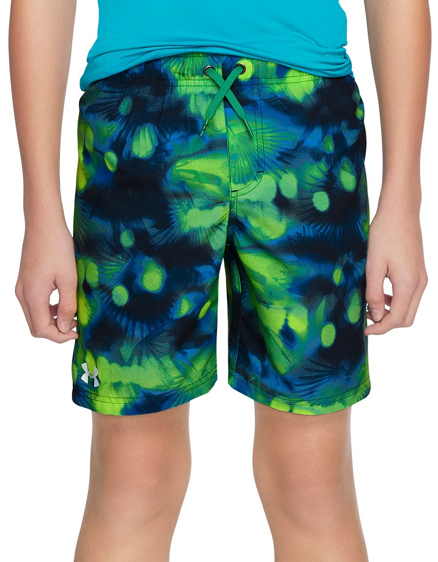 UNDER ARMOUR Boys' Tropical Flare Volley Shorts