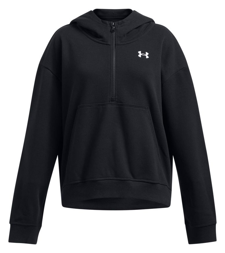 Under Armour Girls' UA Rival Fleece Textured 1/2-Zip Pullover