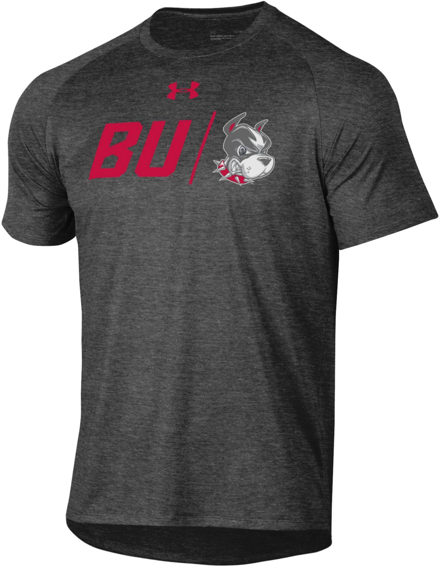 Under Armour Men's Boston Terriers Black Tech Performance T-Shirt