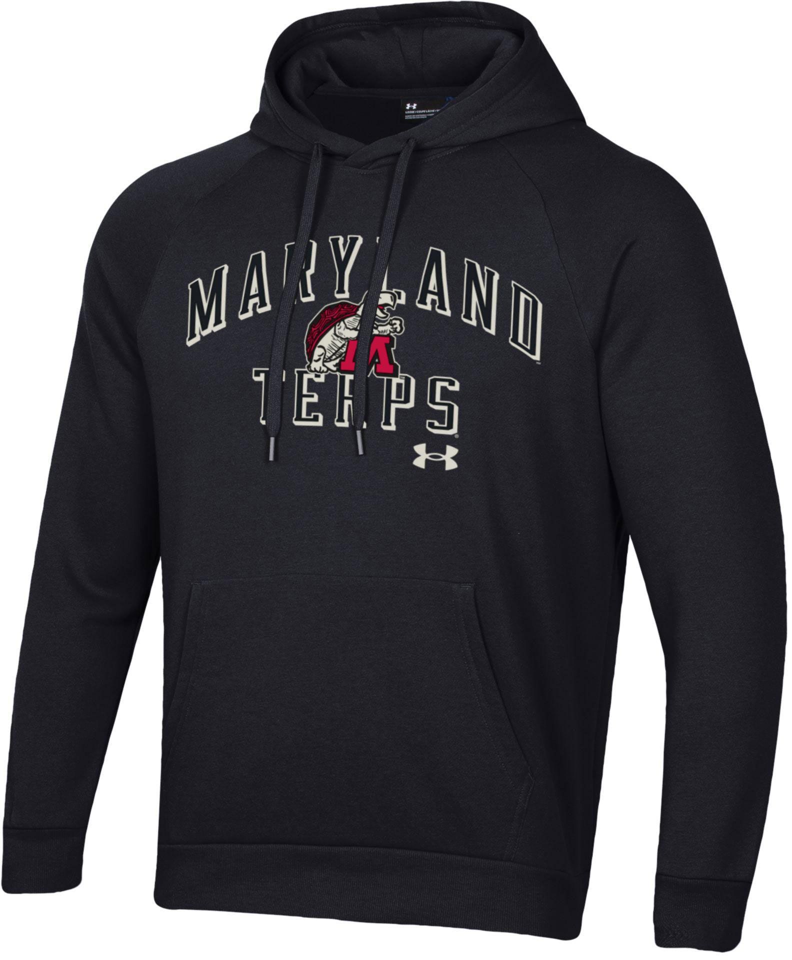 Under Armour Men's Maryland Terrapins Black All Day Fleece Hoodie