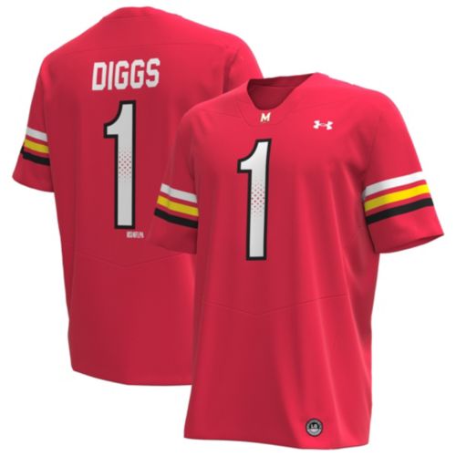 Under Armour Youth Maryland Terrapins Stefon Diggs #1 Red Replica