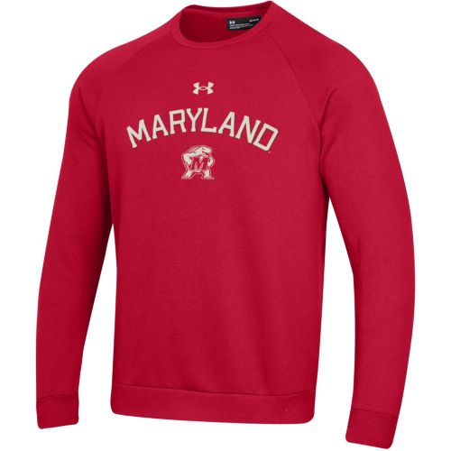 Champion Men's Maryland Terrapins Grey Reverse Weave Crew