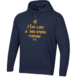 Under Armour Men's Notre Dame Fighting Irish Navy Play Like a Champ Hoodie