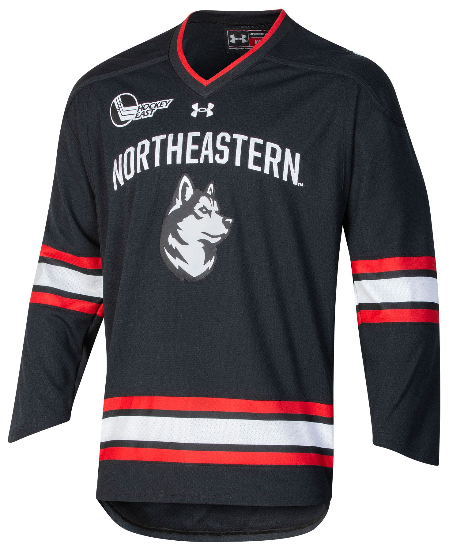 Under Armour Men's Northeastern Huskies Black Replica Hockey Jersey