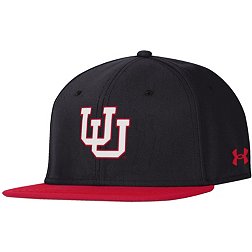 Under Armour Men's Utah Utes Black Fitted Baseball Hat