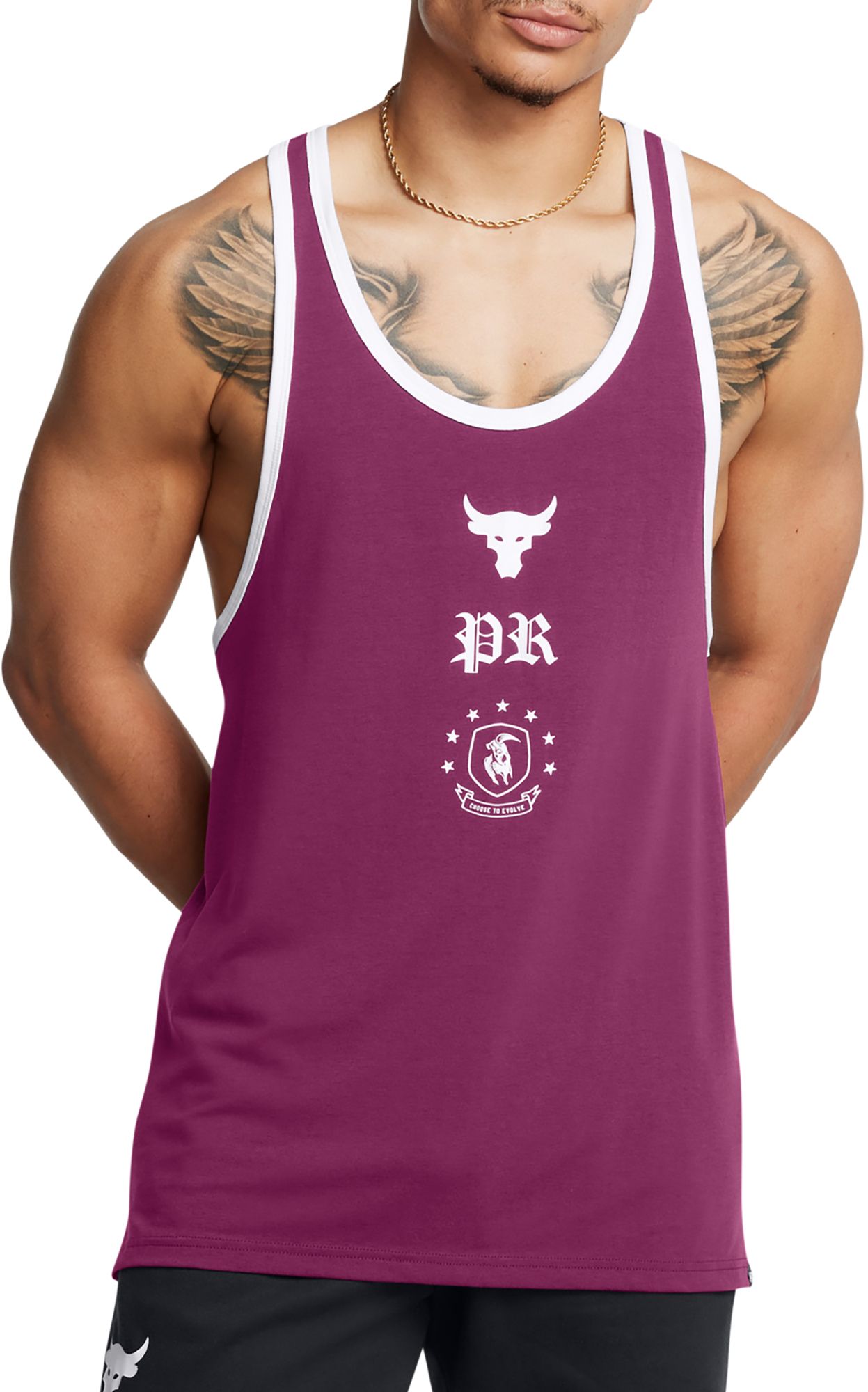 Under Armour Men's Project Rock Racer BOH Tank Top