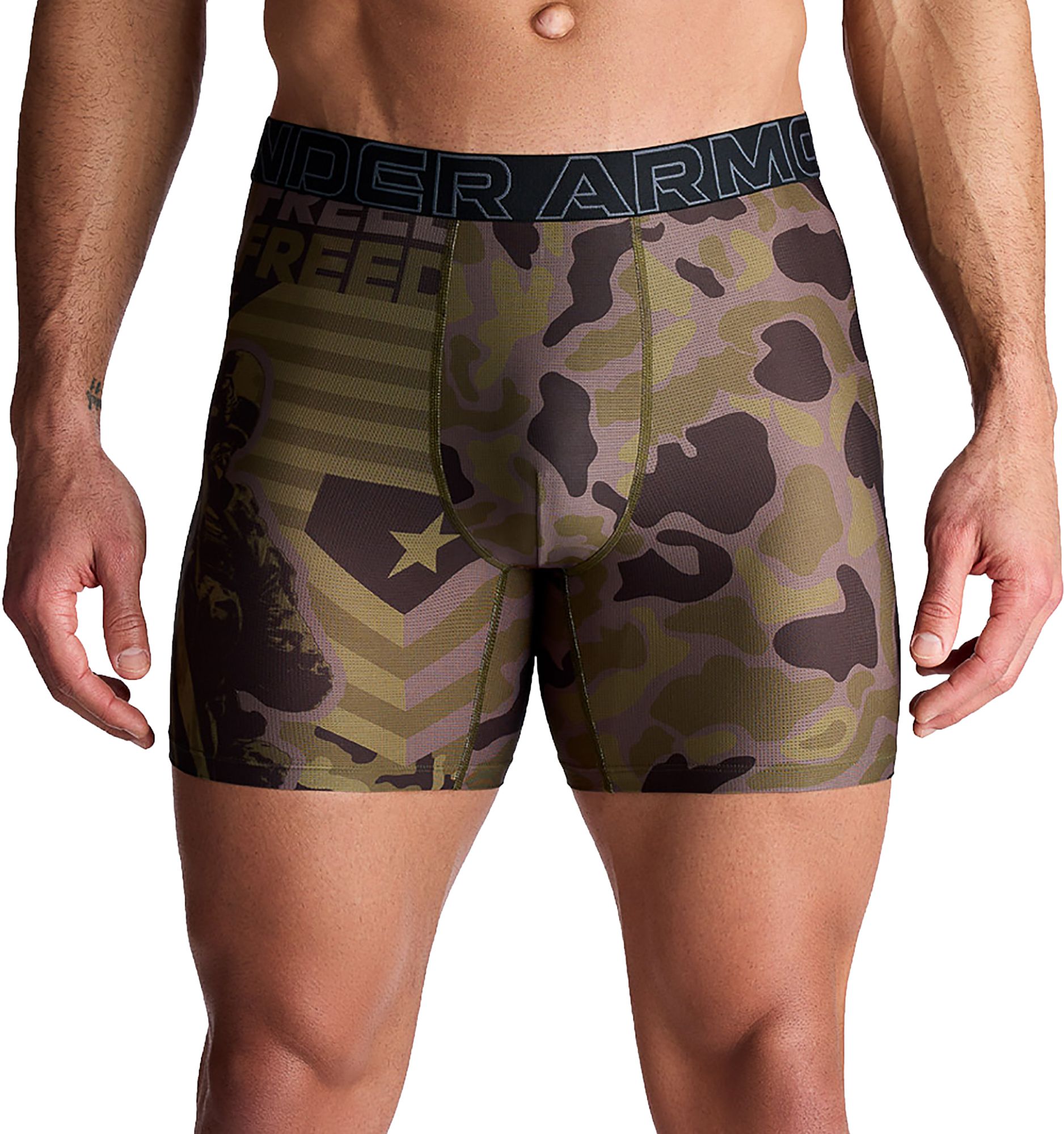 Under Armour Men's Performance Tech Mesh 6'' Graphic Boxer Briefs