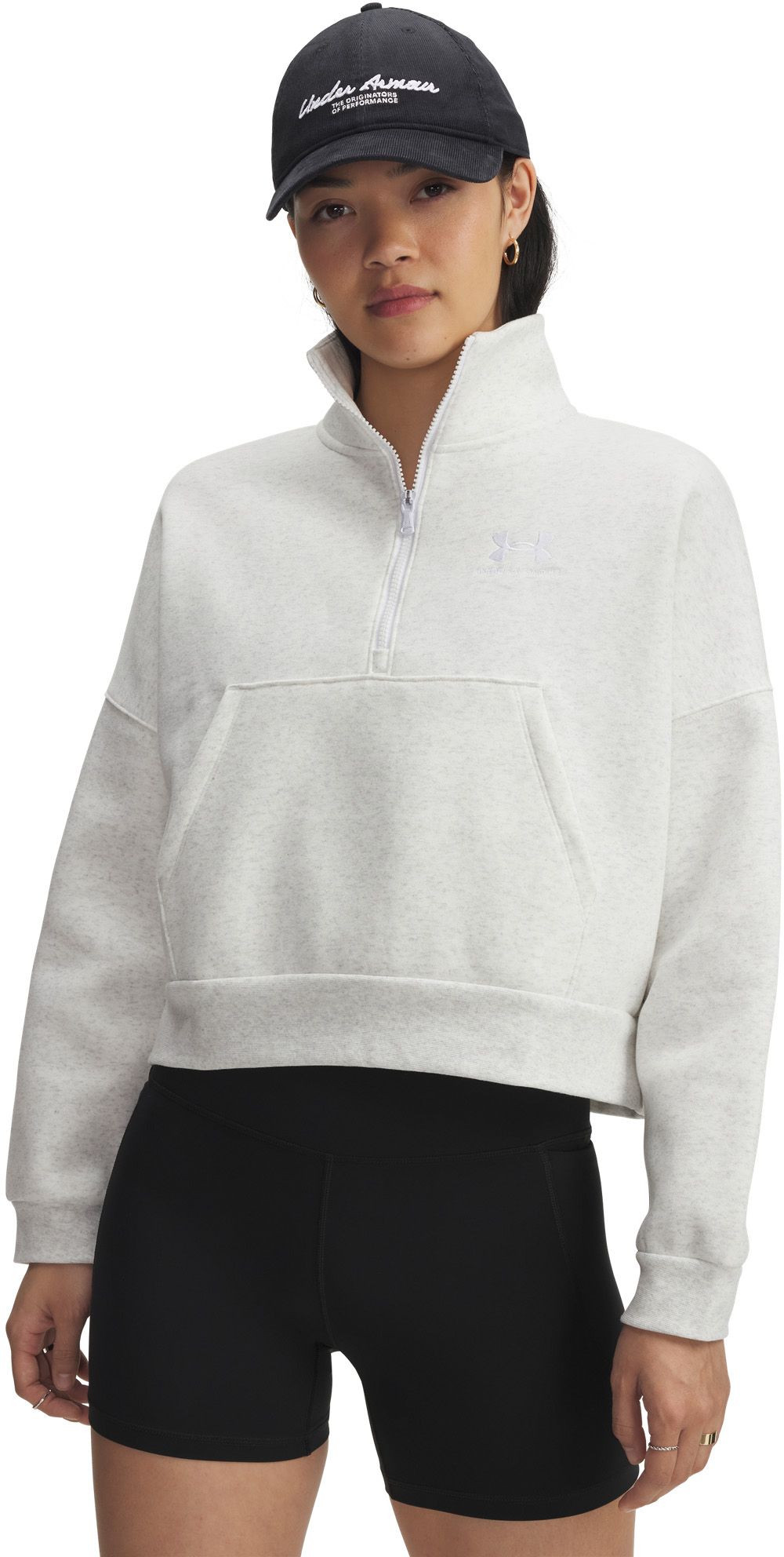 Under Armour Women&amp;#x27;s Icon Fleece Oversized ½ Zip