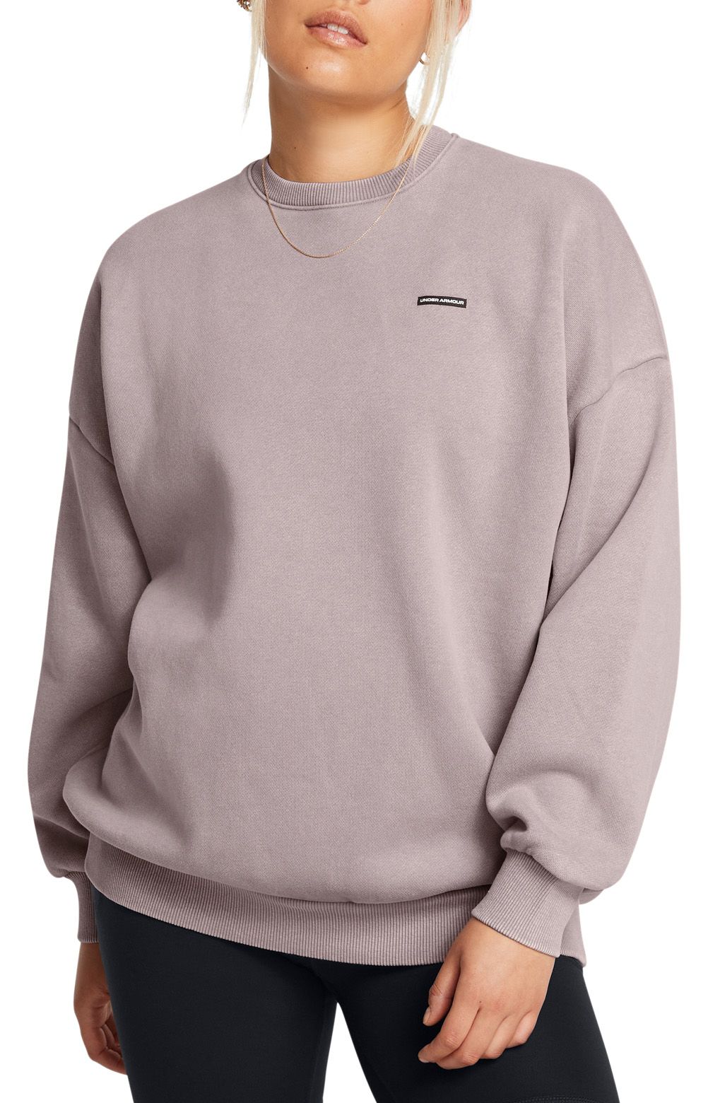 Under Armour Women's Icon Fleece Heavyweight Oversized Crewneck Sweatshirt