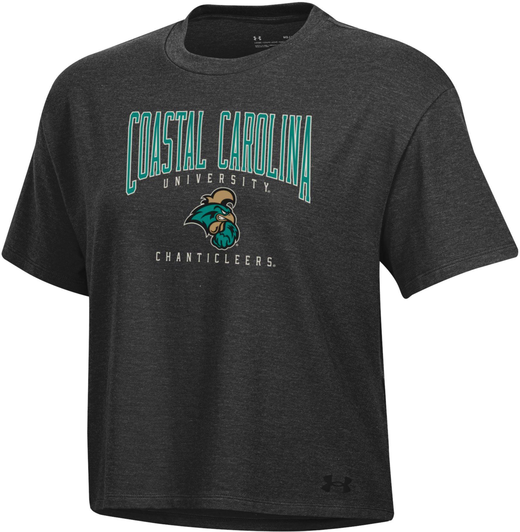 Under Armour Women's Coastal Carolina Chanticleers Black All Day T-Shirt
