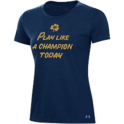 Under Armour Women's Notre Dame Fighting Irish Navy Play Like a Champ T-Shirt