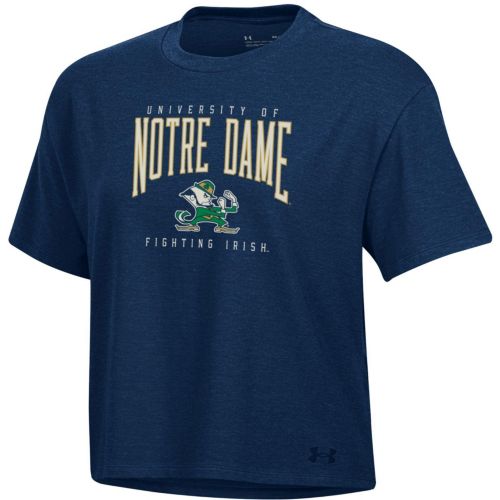 Under Armour Women's Notre Dame Fighting Irish Soccer Navy T-Shirt