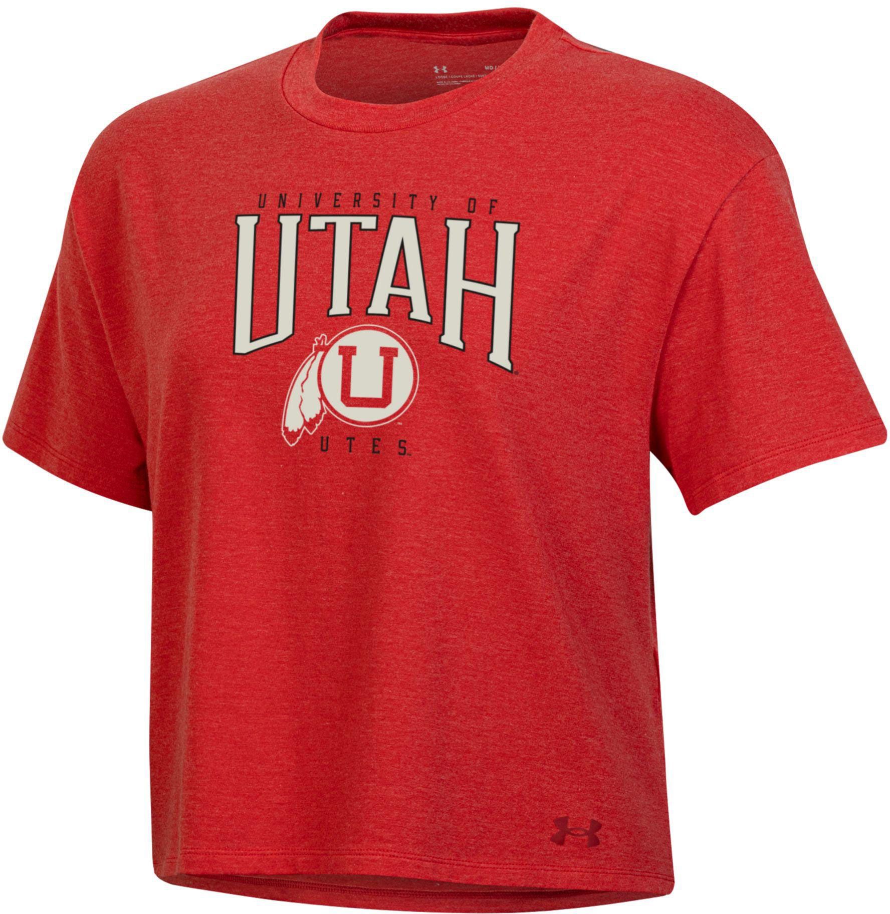 Under Armour Women's Utah Utes Red All Day T-Shirt