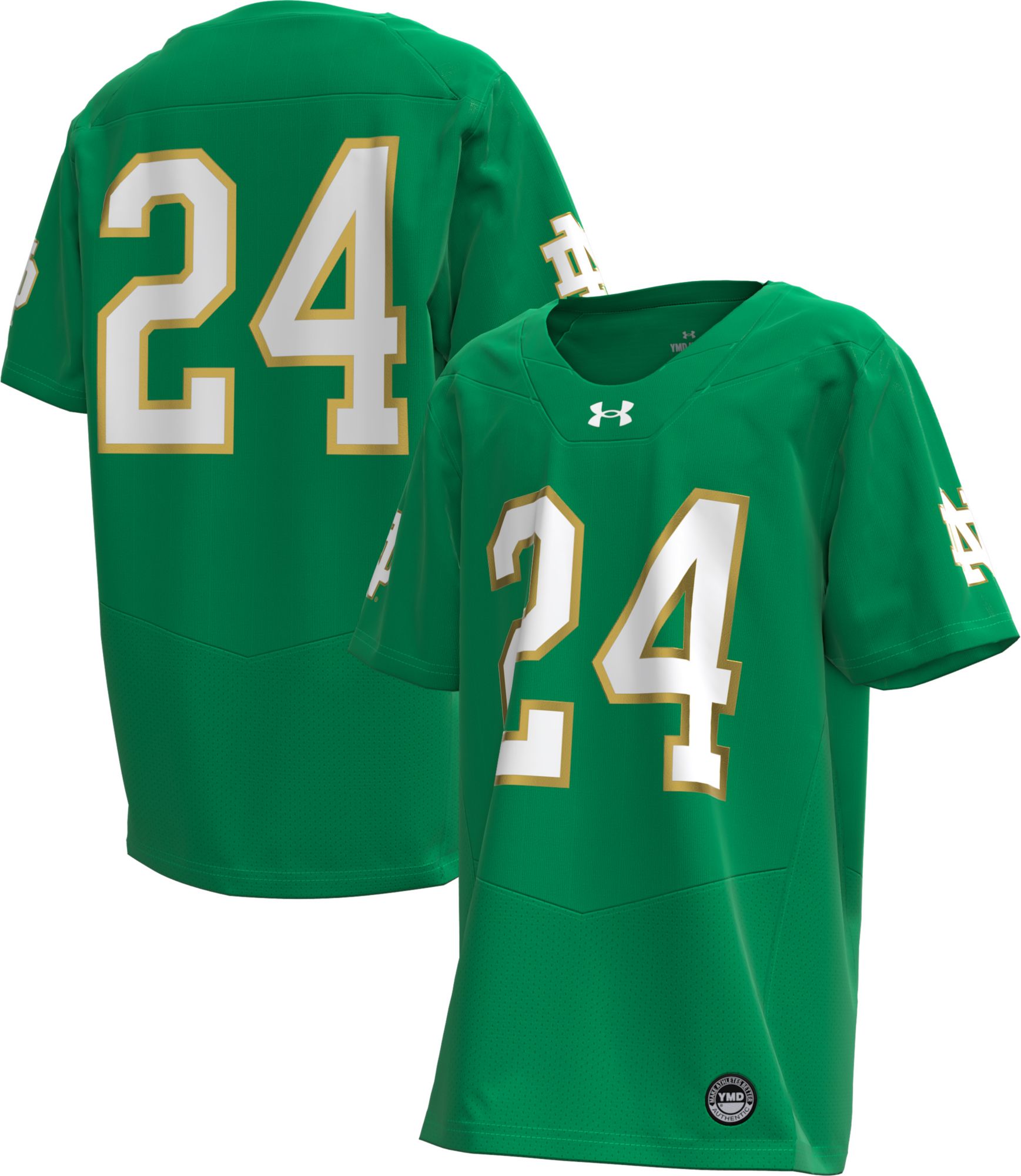 Under Armour Youth Notre Dame Fighting Irish Green Replica Football Jersey