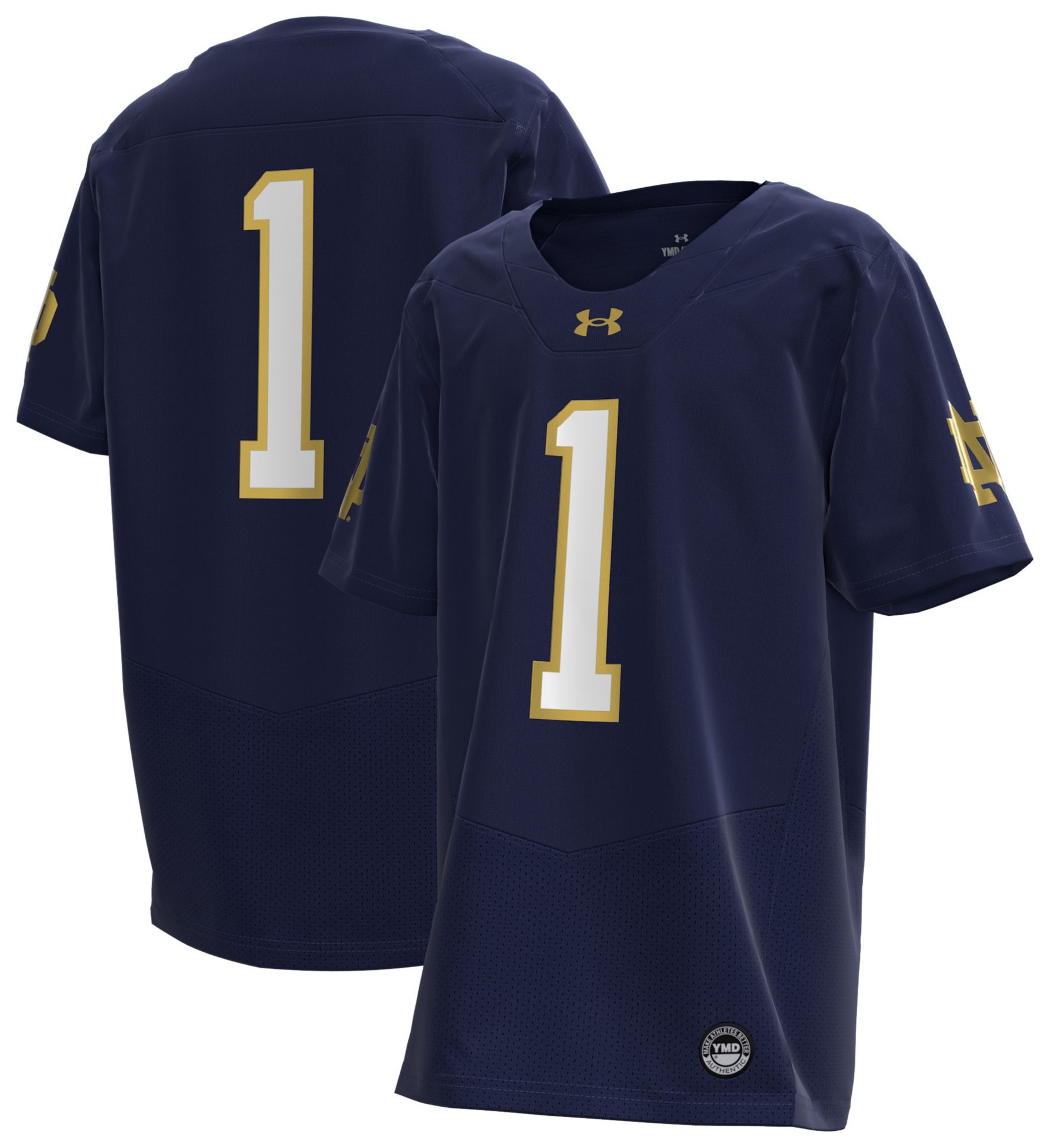 Under Armour Youth Notre Dame Fighting Irish Navy Replica Football Jersey