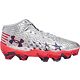 Silver/Red
