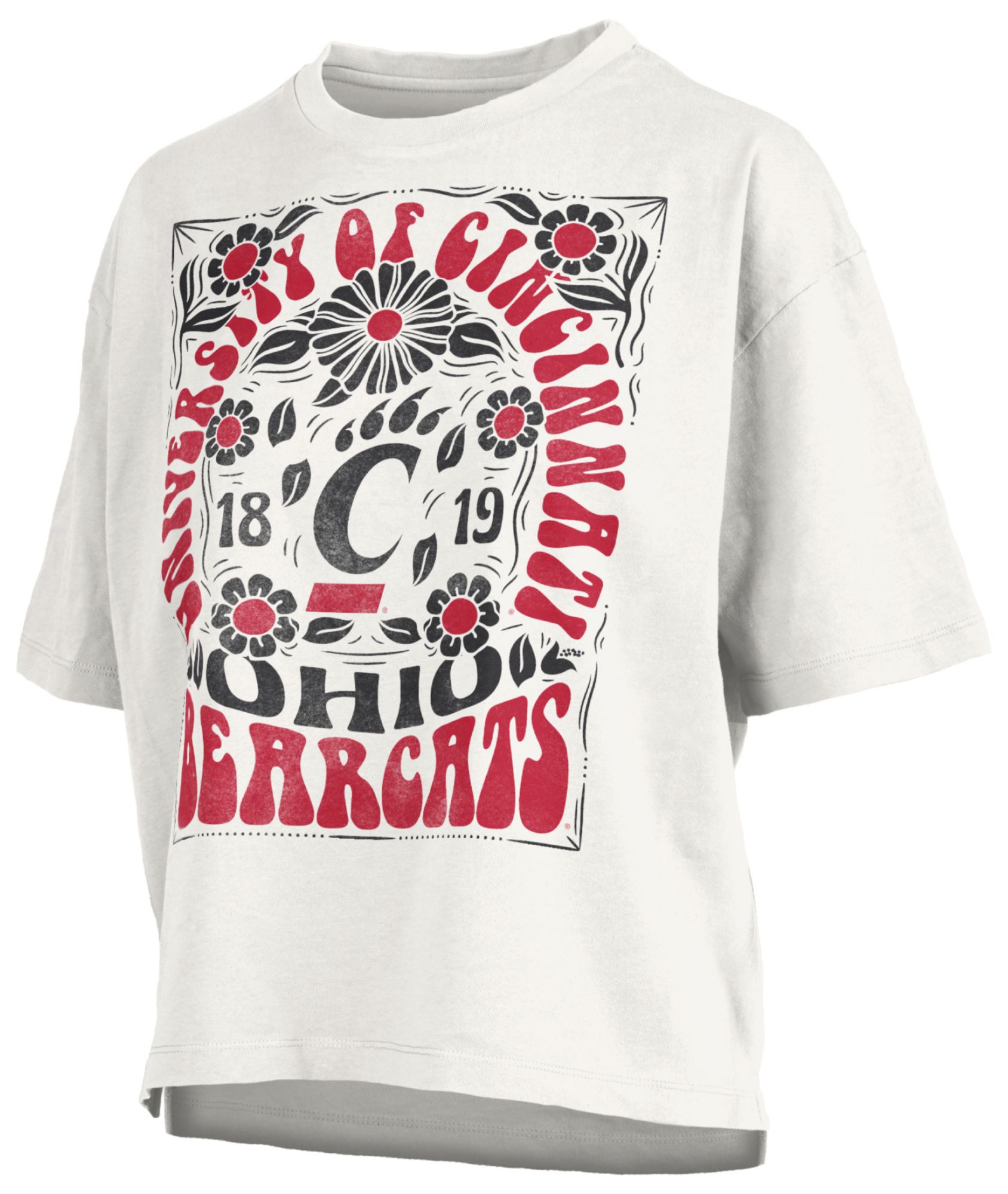 Pressbox Women's Cincinnati Bearcats White Harmony T-Shirt