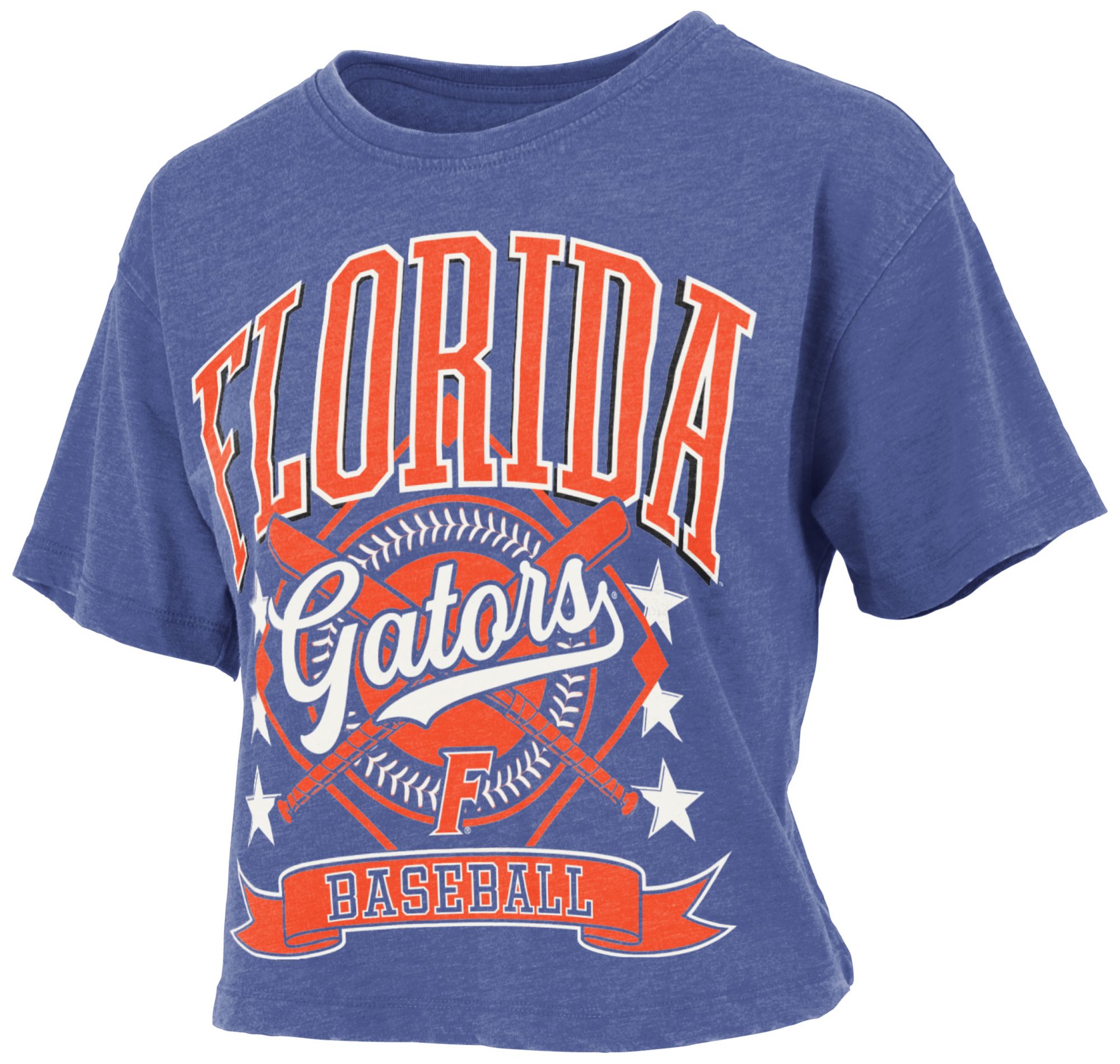 Pressbox Women's Florida Gators Royal Baseball T-Shirt