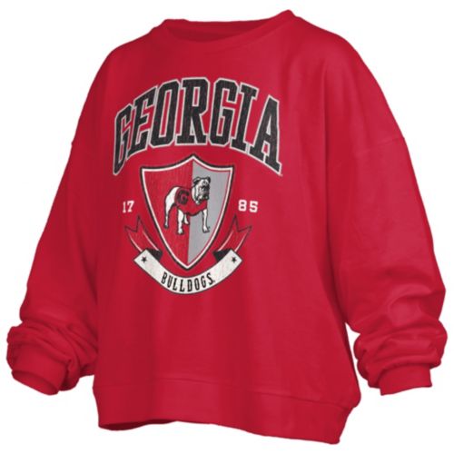 売れ筋商品|||ゲームデイ パーカー・スウェットシャツ アウター レディース Women's Red ia Bulldogs Make it a Mock Sporty Pullover Sweatshirt Red Gameday Couture Women's Georgia Bulldogs Red Star Crewneck