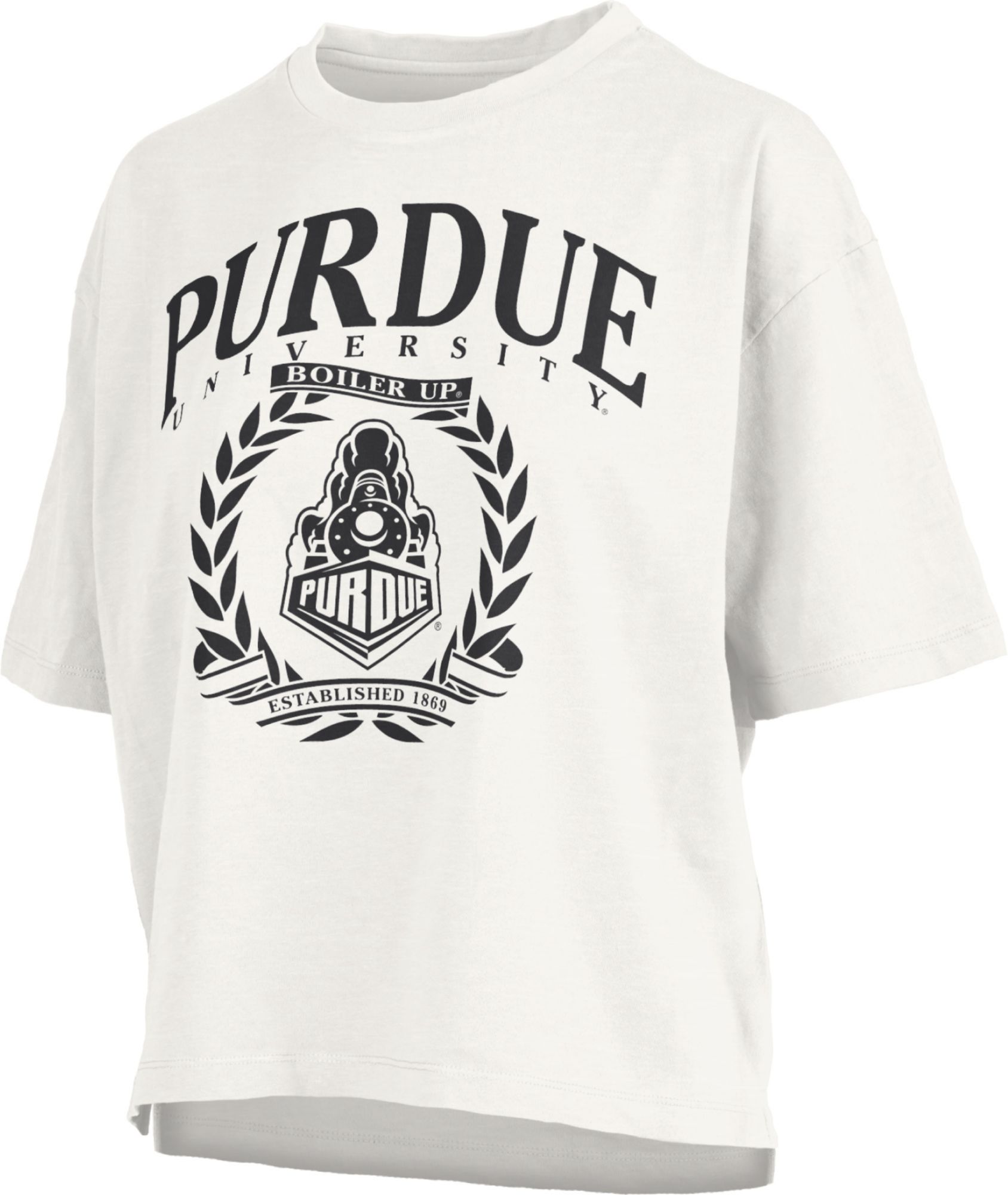 Pressbox Women's Purdue Boilermakers White Chandler T-Shirt