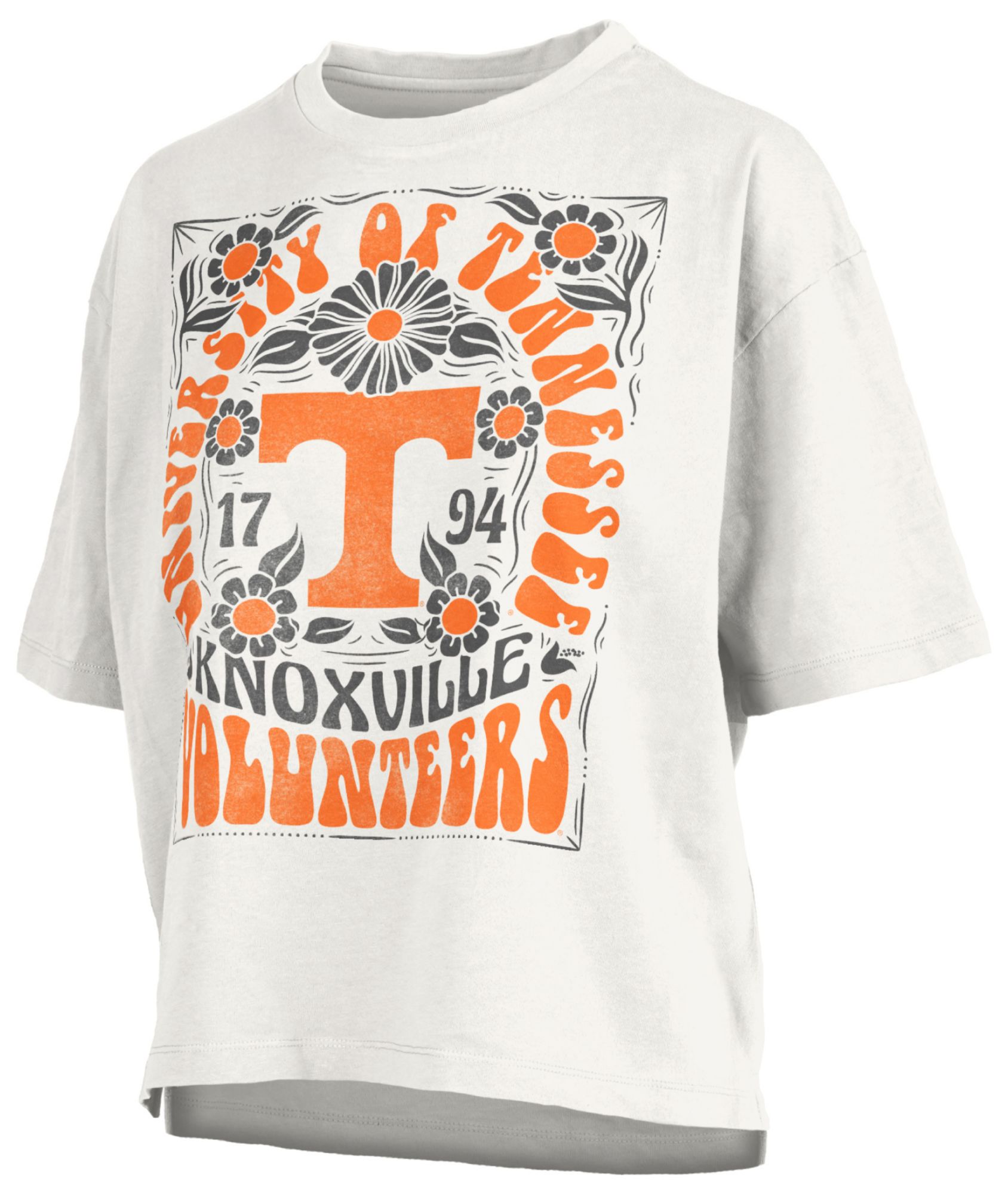 Pressbox Women's Tennessee Volunteers White Harmony T-Shirt