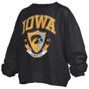 Nike Women s Iowa Hawkeyes Black Logo Oversized Crew Neck Sweatshirt Dick s Sporting Goods