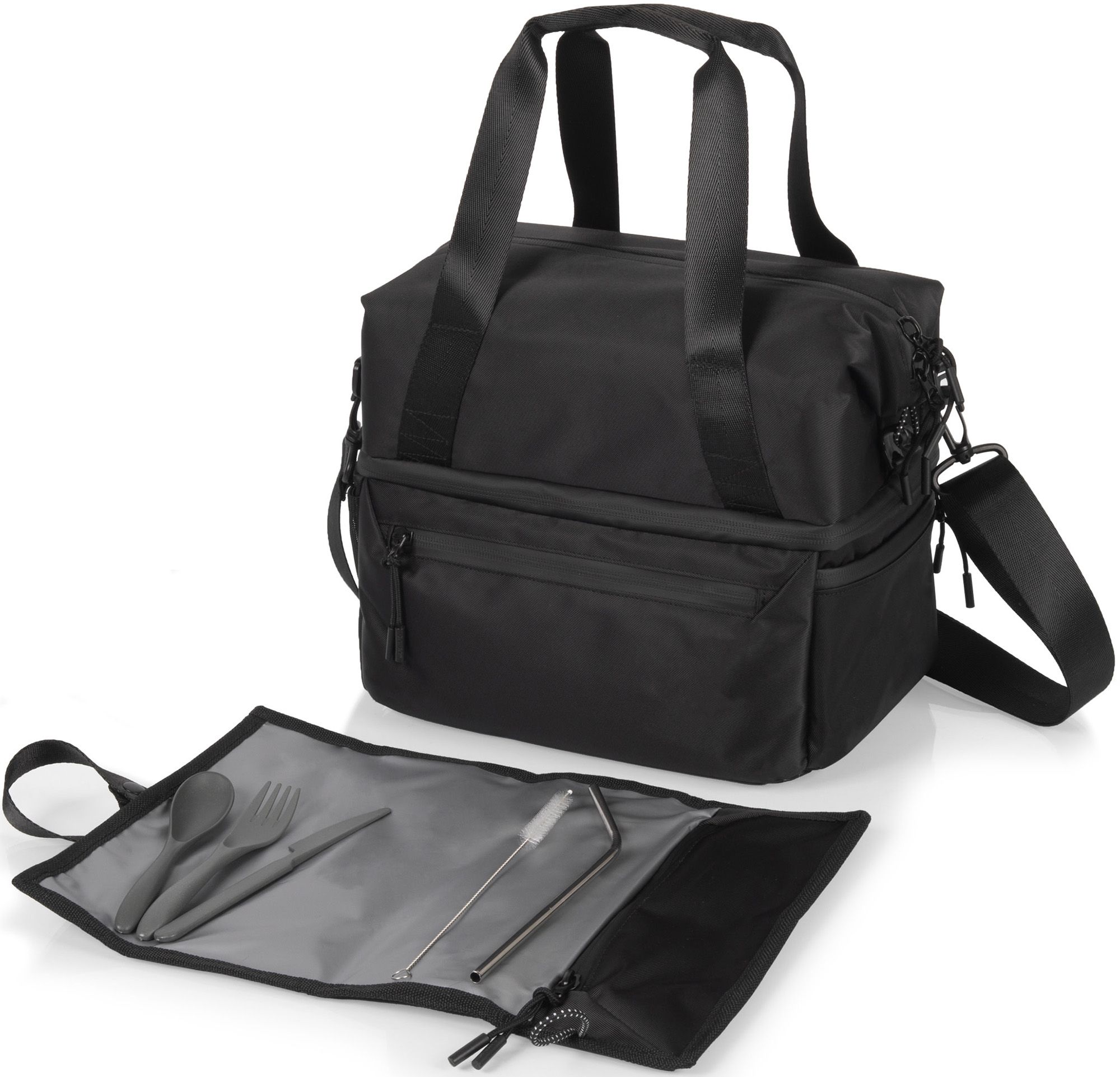 PICNIC TIME Tarana Eco-Friendly Lunch Bag Cooler with Utensils, Men's