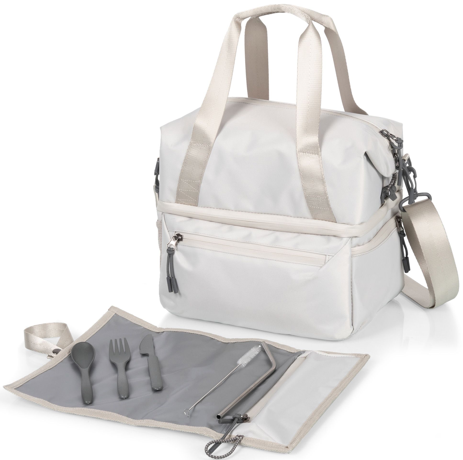 Picnic Time Tarana Eco-Friendly Lunch Bag Cooler with Utensils