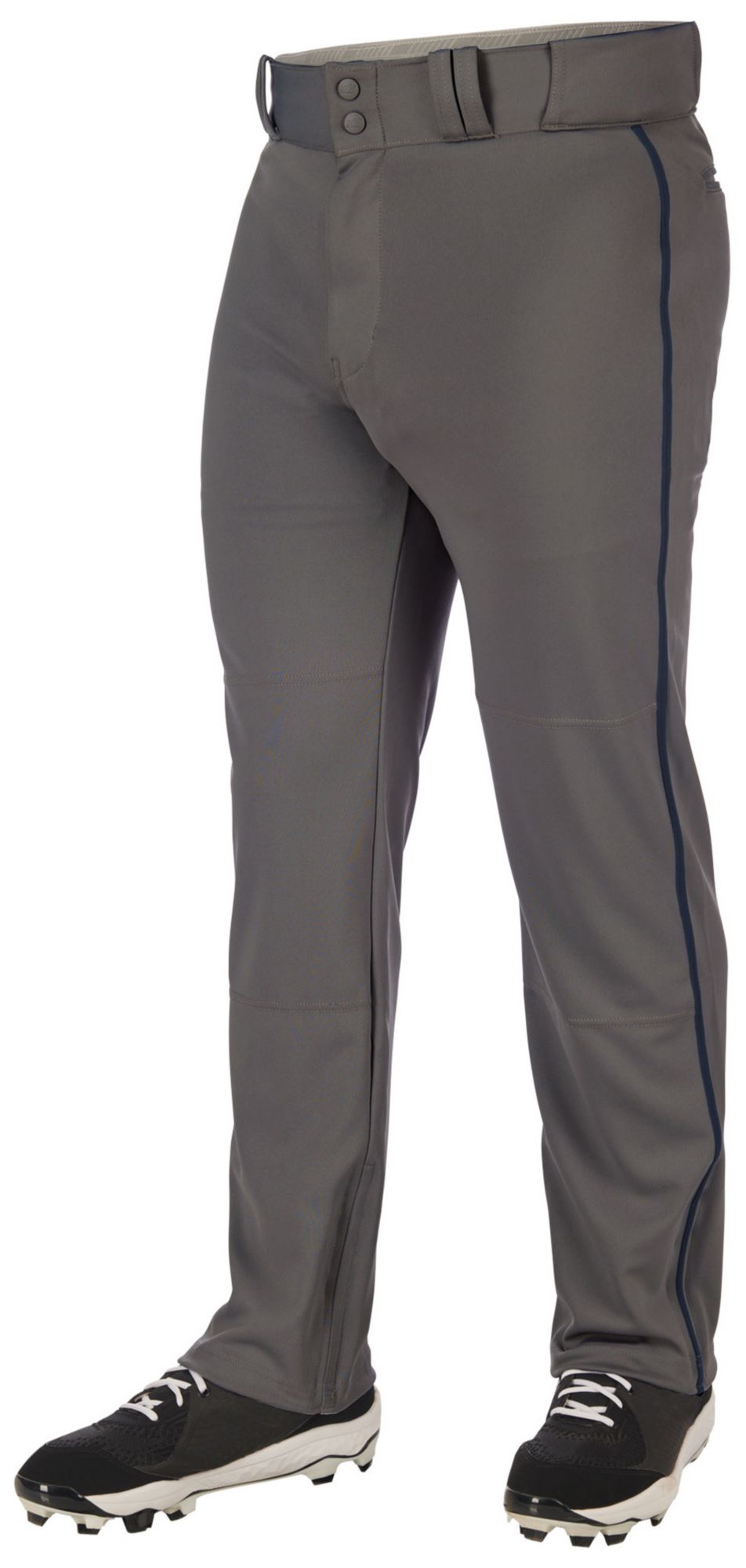 CHAMPRO Boys' Triple Crown 2.0 Open Bottom Piped Baseball Pants