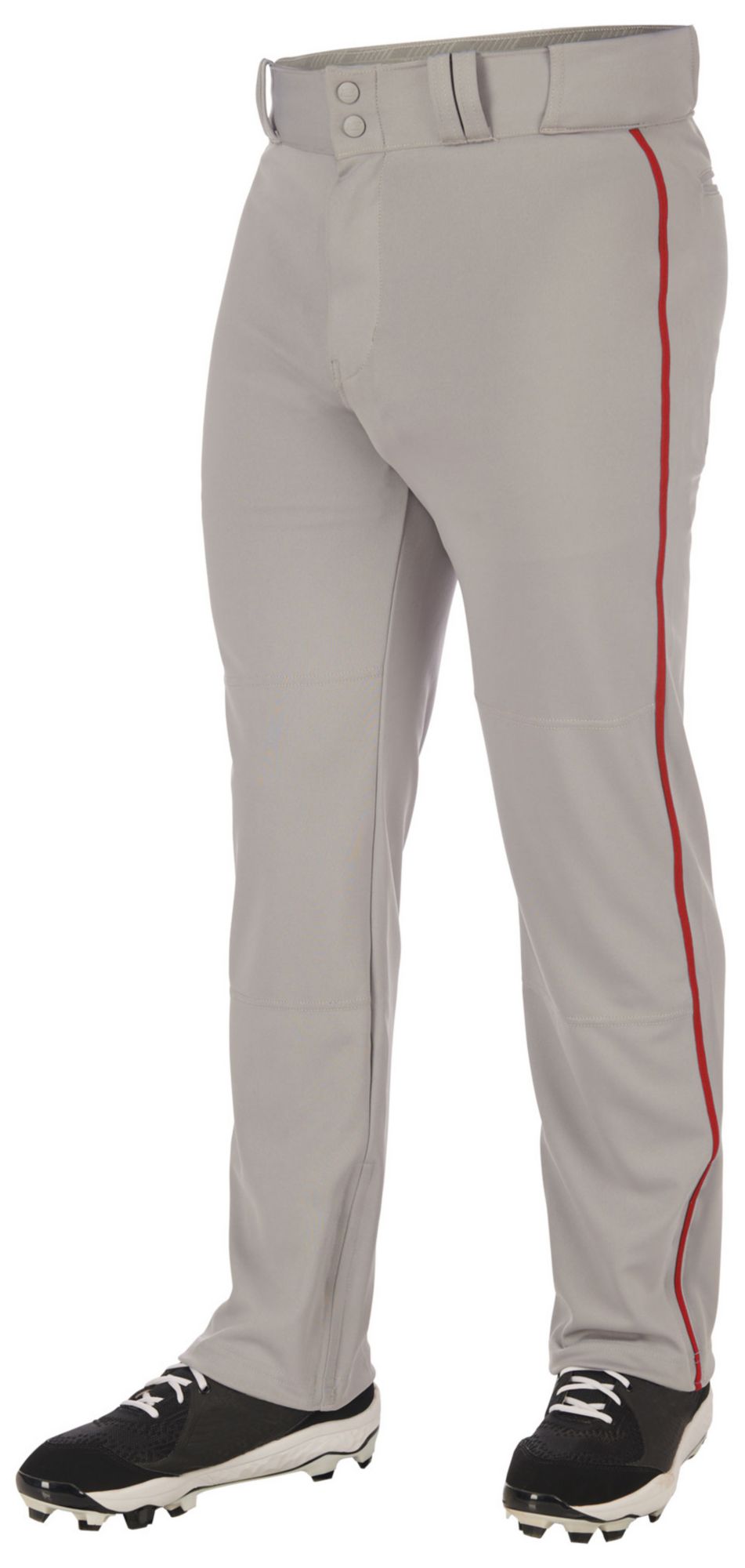 CHAMPRO Men's Triple Crown 2.0 Open Bottom Piped Baseball Pants