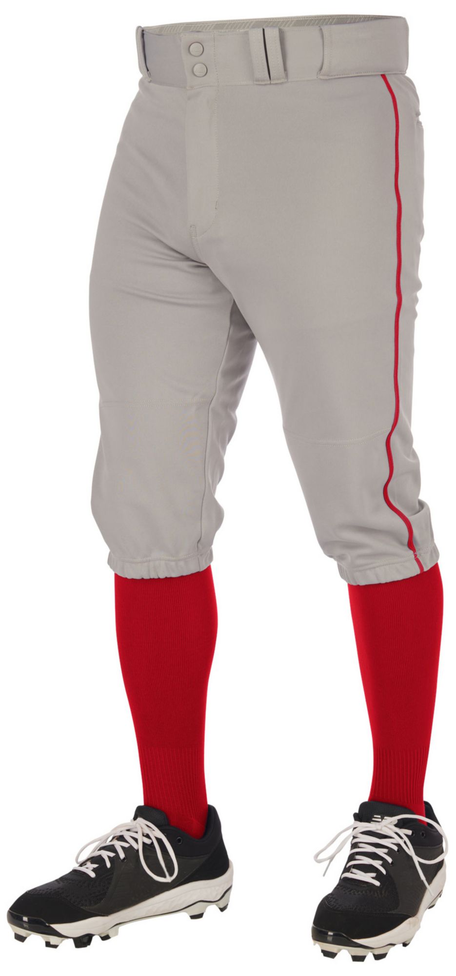 Grey/Scarlet