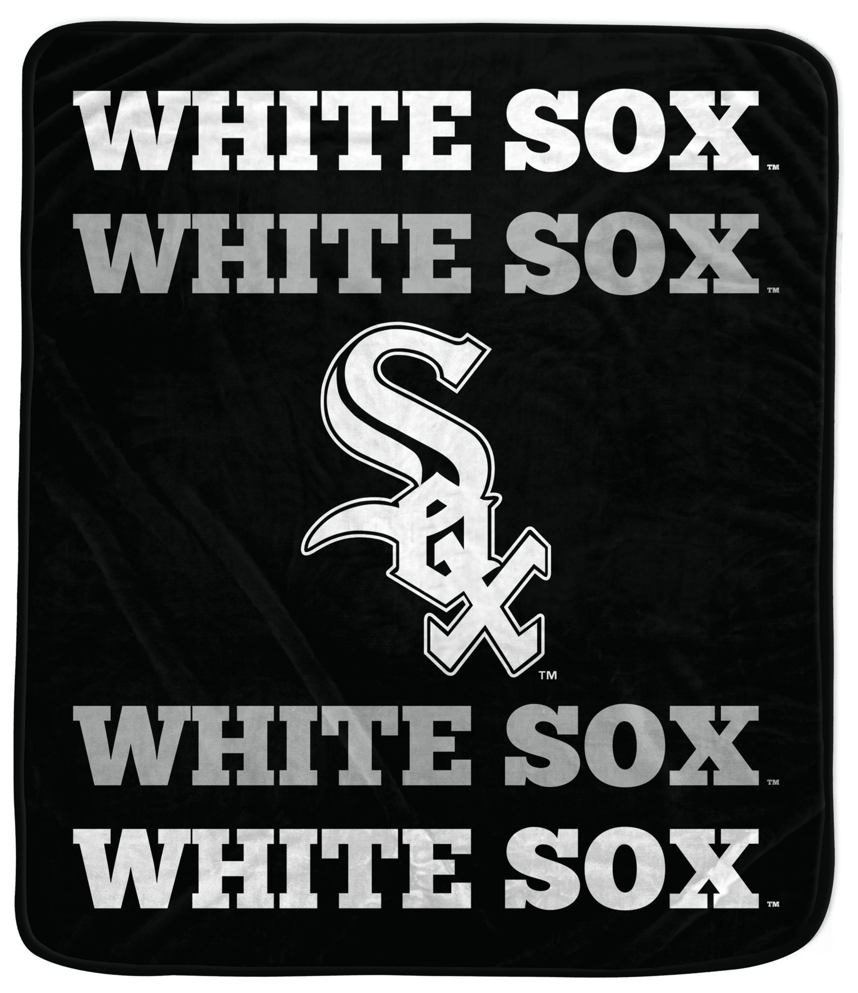 Pegasus Sports Chicago White Sox 60'' x 70'' Echo Wordmark Blanket