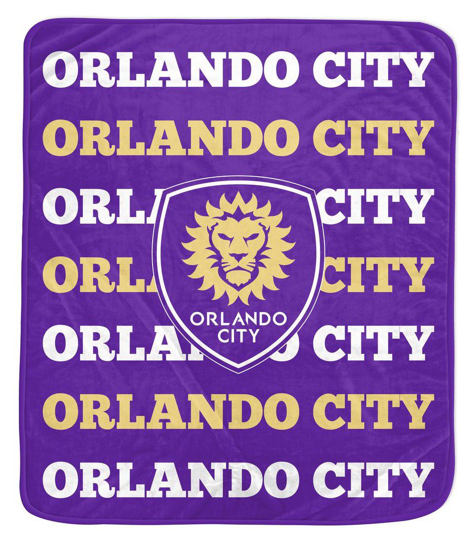 Pegasus Sports Orlando City Repeating Logo Blanket
