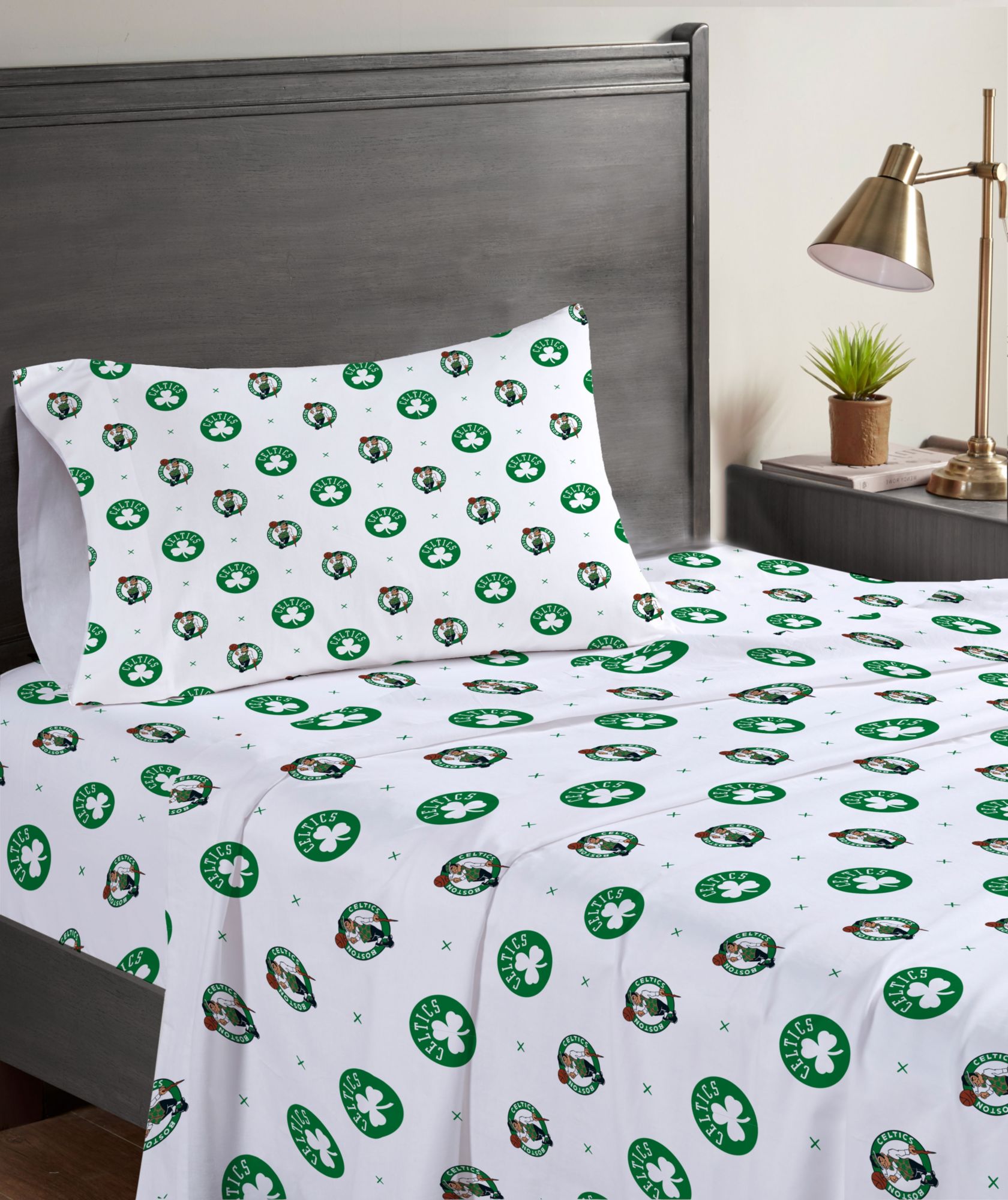 Pegasus NBA Boston Celtics Small X Twin Sheet Set