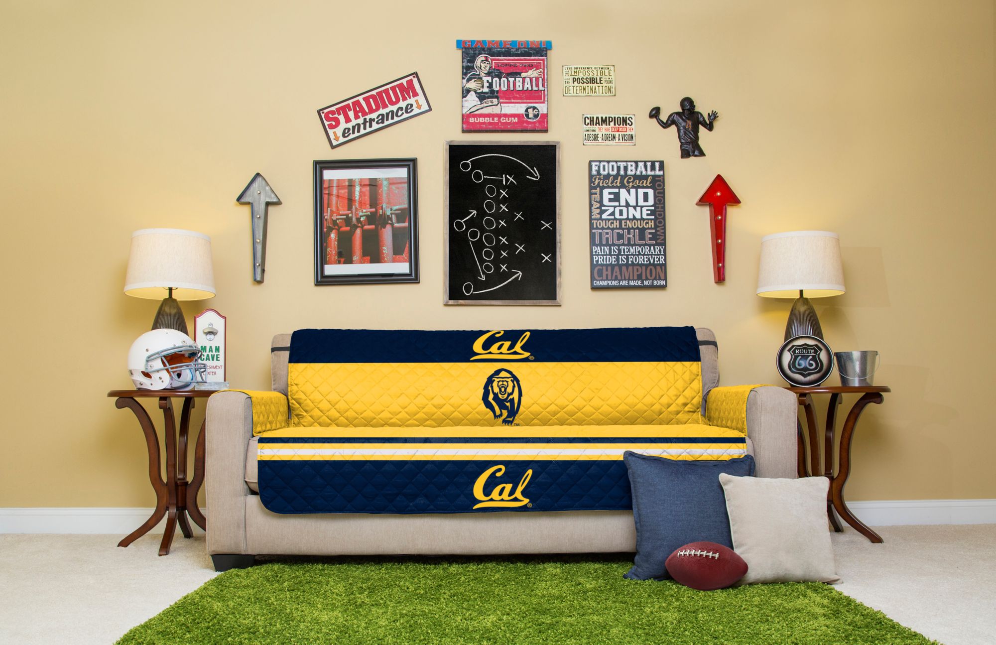 Pegasus NCAA Cal Golden Bears Sofa Protector